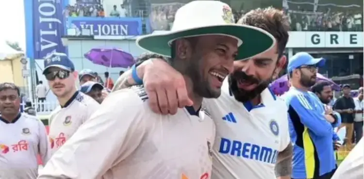 WATCH: Virat Kohli surprises Shakib with heartfelt gesture