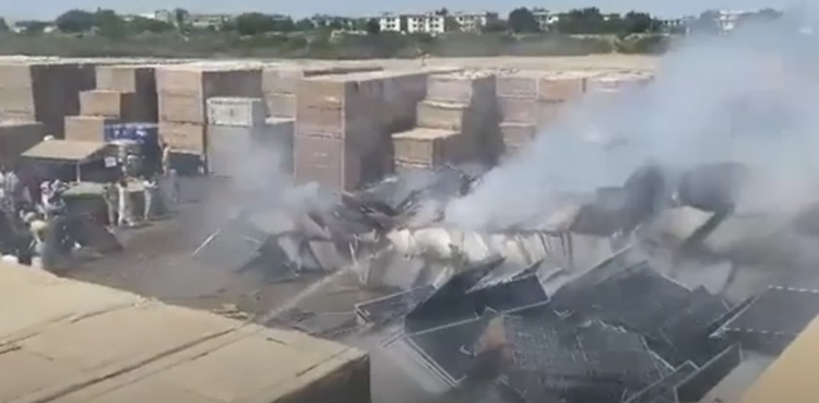 Fire at warehouses contained after nine hours in Karachi