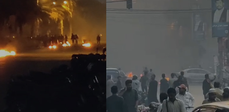 Six police officers injured as protesters pelt stones in Karachi