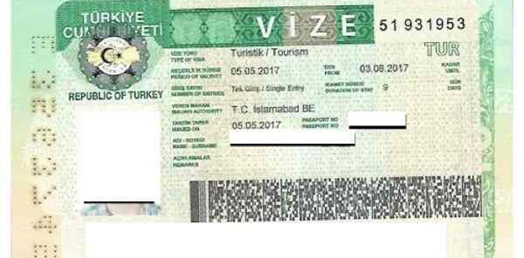 Turkey visit visa: Check visa, service fee in Pakistan – October 2024
