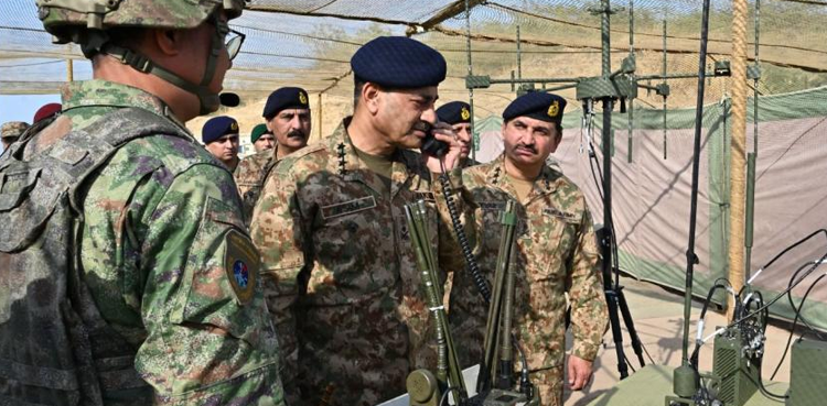 COAS Asim Munir visits NCTC, reviews Pak-China joint exercise Warrior-VIII