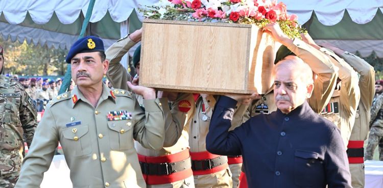 PM, COAS attend funeral prayers of martyred security personnel