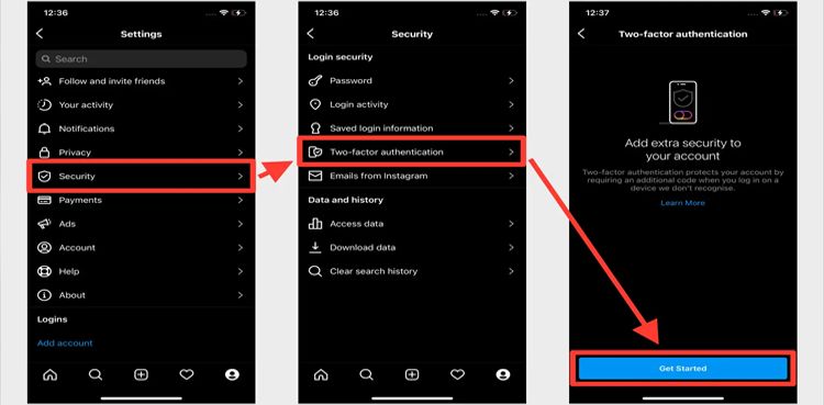 Here is how to enable two-factor authentication on Instagram account