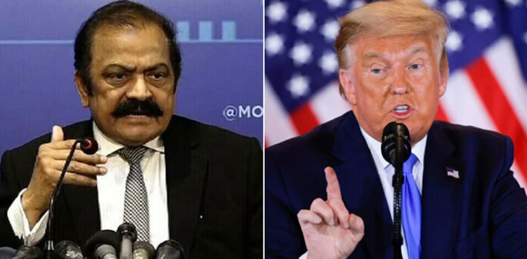 Rana Sanaullah terms Trump a liar, compares him with PTI founder