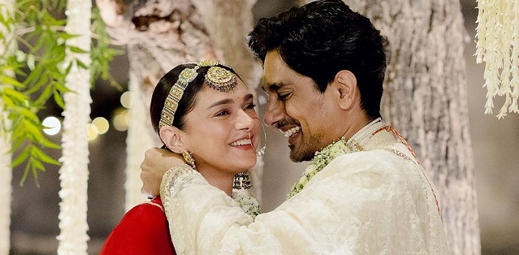 Aditi Rao Hydari, Siddharth drops pictures from royal wedding in Rajasthan