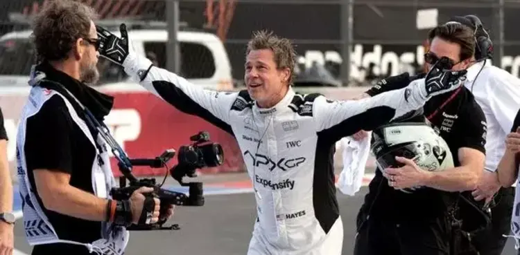 VIDEO: Brad Pitt spotted fainting at F1 Las Vegas Grand Prix
