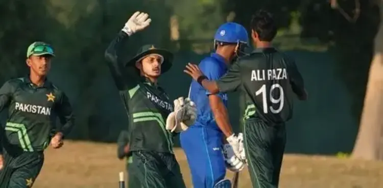 Ali Raza’s four-fer helps Pakistan defeat Afghanistan in U19 Tri-series