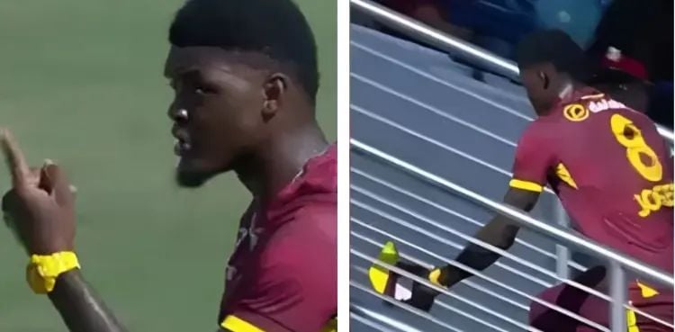 WATCH: West Indies pacer Alzarri Joseph leaves field after clash with captain