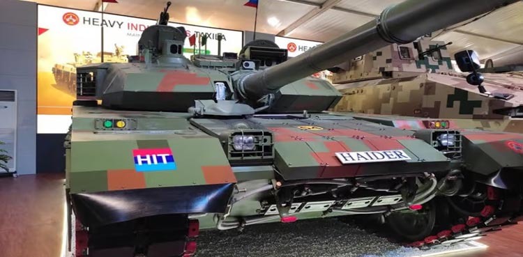 Made in Pakistan HAIDER Tank showcased at 'IDEAS 2024'