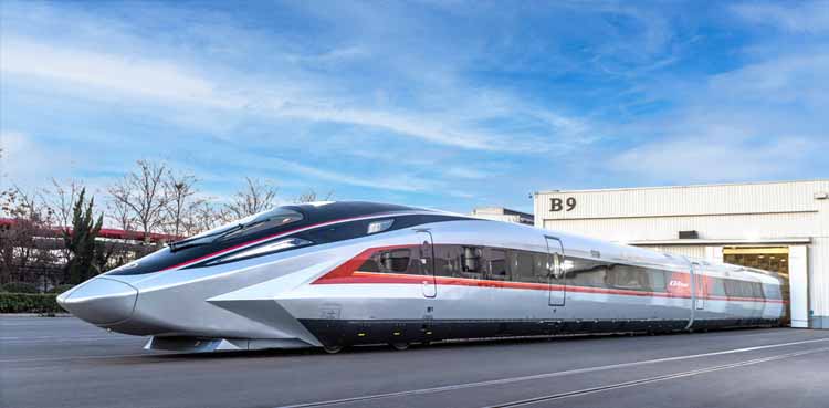 China unveils CR450 high-speed prototype train