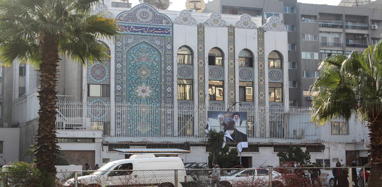 Iranian embassy stormed in Damascus