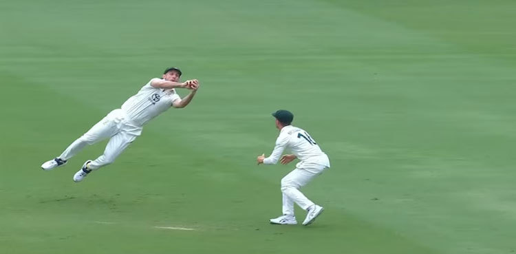 WATCH: Mitchel Marsh takes flying catch to dismiss Shubman Gill