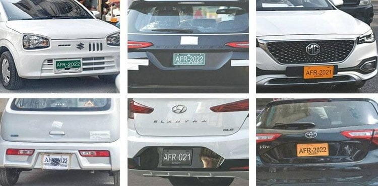 Sindh govt announces new policy for vehicle number plates