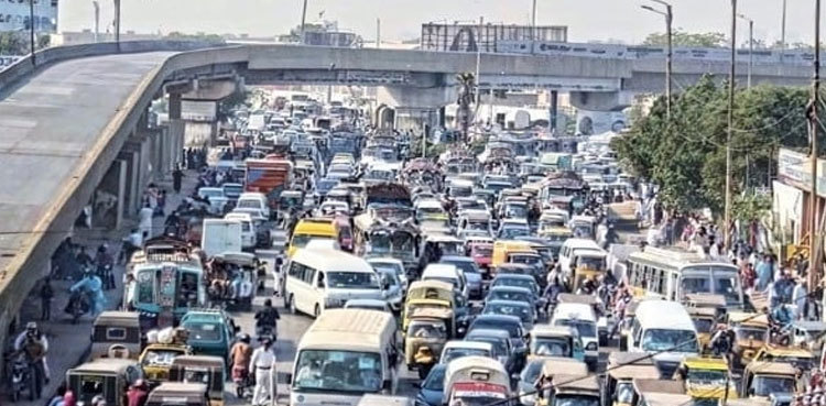 Karachi faces massive traffic jams as key roads closed amid MWM protests