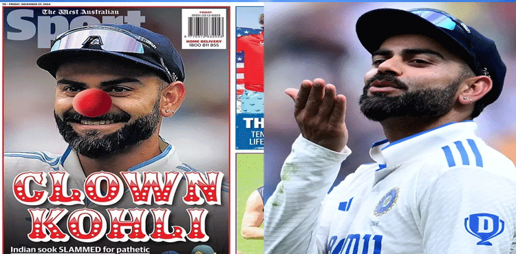 Virat Kohli branded "clown" by Australian media over Sam Konstas incident