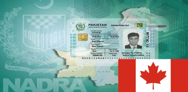 NADRA NICOP fee for Pakistanis living in Canada– Dec 2024