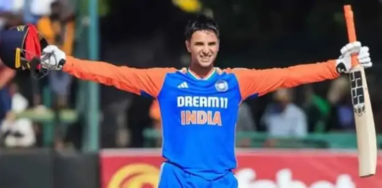 Abhishek Sharma hits joint second-fastest T20 century