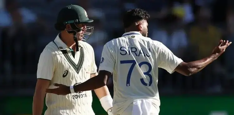 WATCH: Mohammed Siraj throws ball at Labuschagne in frustration