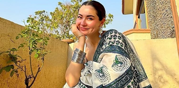 Hania Aamir nails the saree look for winter wedding