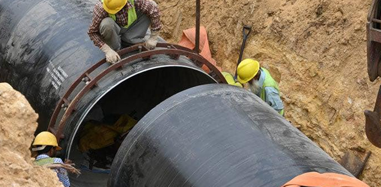 Karachi water crisis eases as repair work on 84-inch pipeline completed