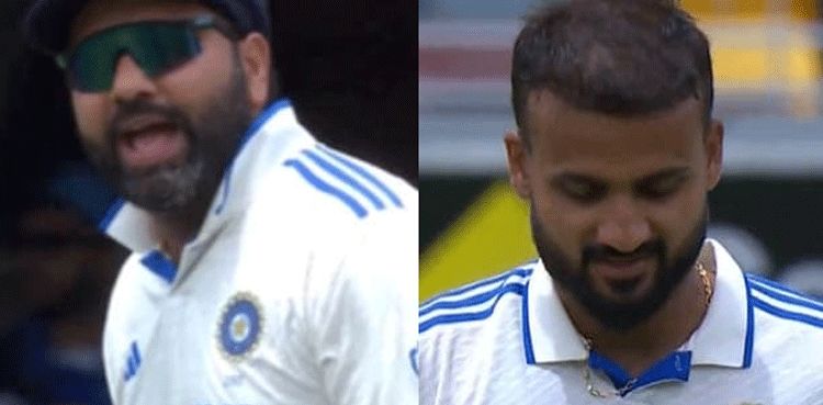 “Sar mein Kuch hai” - Rohit Sharma outburst at Akash Deep goes viral