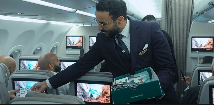 Saudia celebrates Saudi Arabia’s 2034 FIFA World Cup win with Exclusive In-Flight Surprises