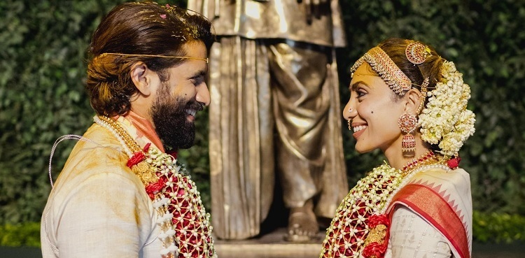 Naga Chaitanya, Sobhita Dhulipala make first public appearance as newlyweds