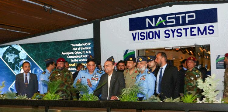 President Asif Ali Zardari visits National Aerospace Science and Technology Park