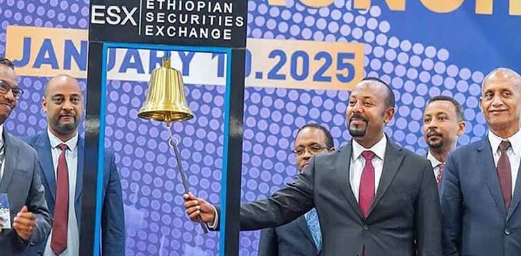 Ethiopian PM launches country’s first-ever stock exchange