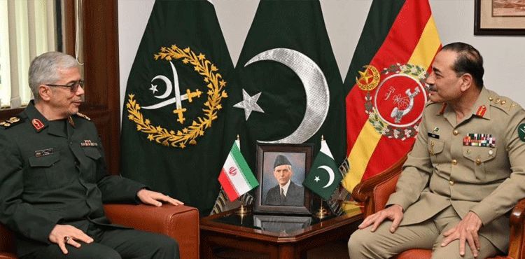 Iran's top general calls on COAS Syed Asim Munir