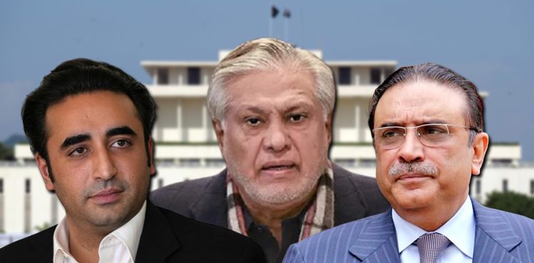 Ishaq Dar meets Zardari, Bilawal in high level meeting