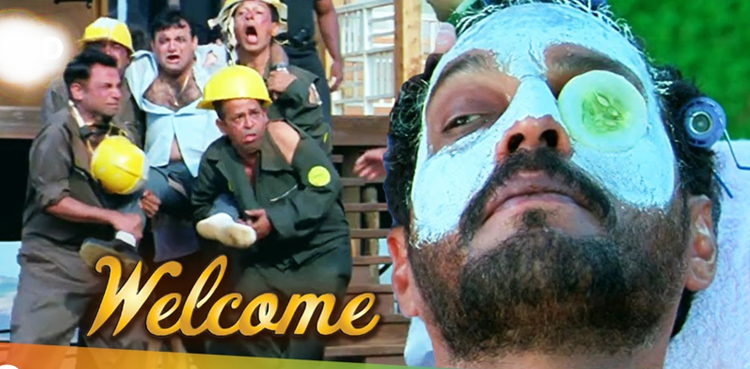 Welcome actor recalls improvising the famous climax scene