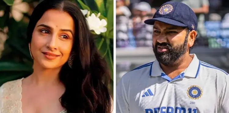 Vidya Balan's team reacts after actress accused of 'PR activity' for Rohit Sharma