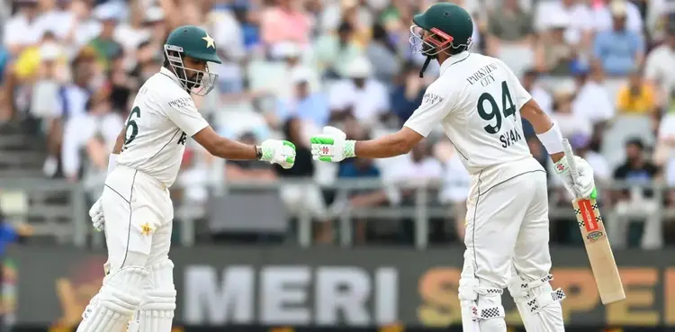 Shan, Babar scrip history with record opening stand in second SA Test