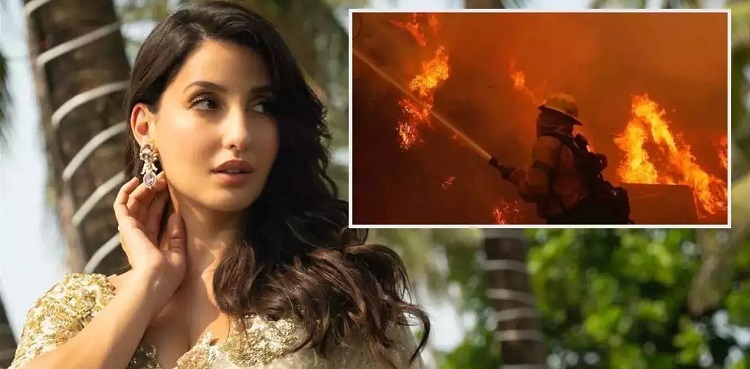 Nora Fatehi narrowly escapes 'scary' LA wildfires
