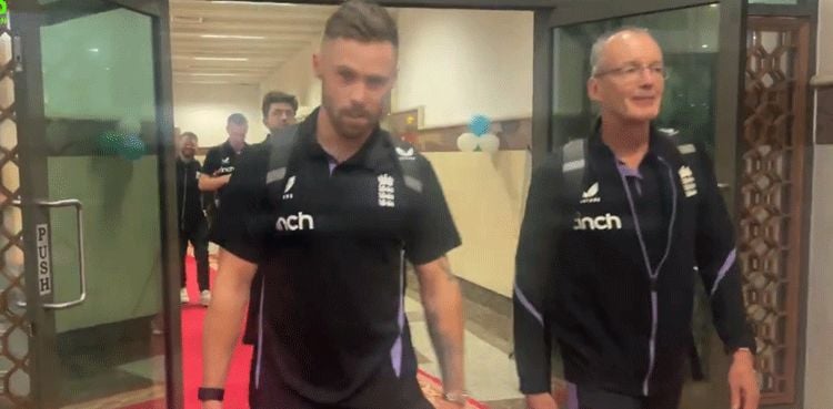England cricket team lands in Pakistan for Champions Trophy 2025