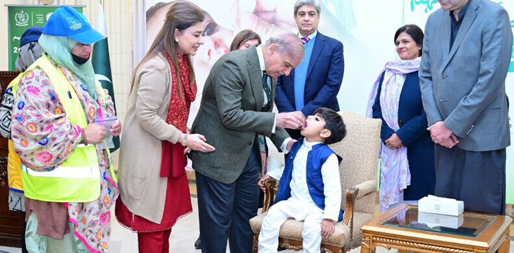 PM Shehbaz launches anti-polio drive for year 2025