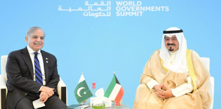 PM Shehbaz meets Kuwait counterpart, Sri Lankan president