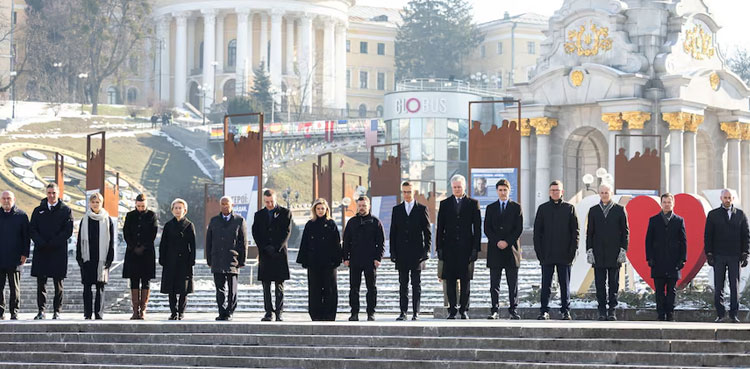 Ukraine hosts talks with security allies in Kyiv