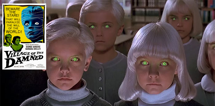 The Village of the Damned: A Classic Sci-Fi Horror Tale (1960 vs. 1995)