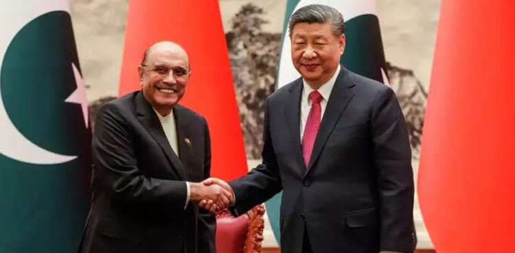 President Zardari, President Xi review positive growth in bilateral ties