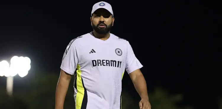 Rohit Sharma engages in hilarious chat with net bowler ahead of CT 2025- WATCH