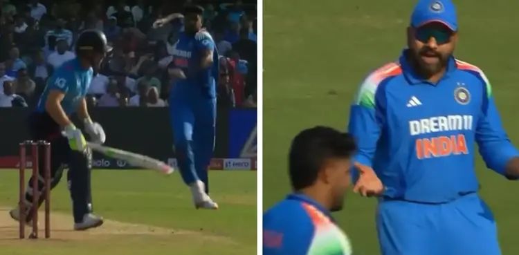 WATCH: Rohit Sharma scolds Harshit Rana over reckless overthrow