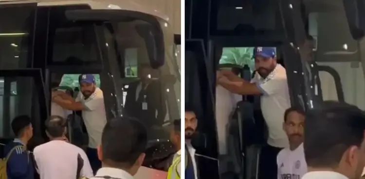 WATCH: Rohit Sharma left to wait by Rahul at Dubai airport