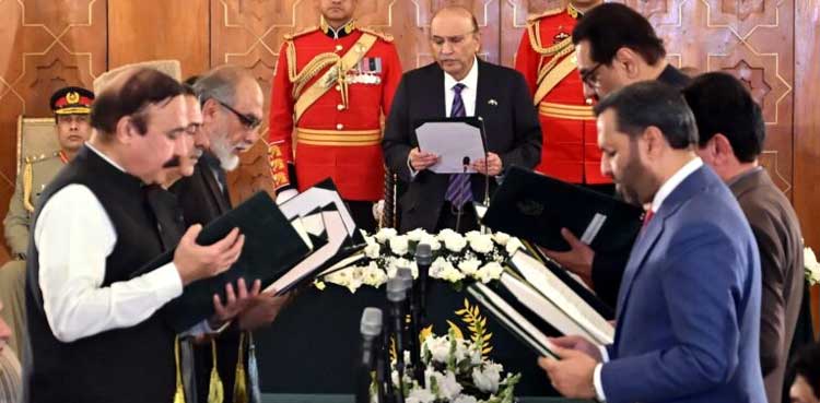 PM Shehbaz expands federal cabinet as 27 new members take oath