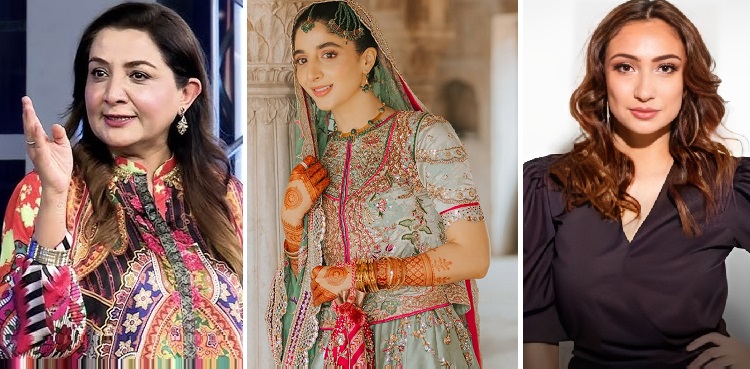 Nadia Afgan, Anoushey Ashraf blast Indian fashion critic over Mawra Hocane's bridal look