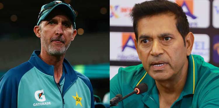 Jason Gillespie calls Aaqib Javed a clown, accuses him of conspiracies