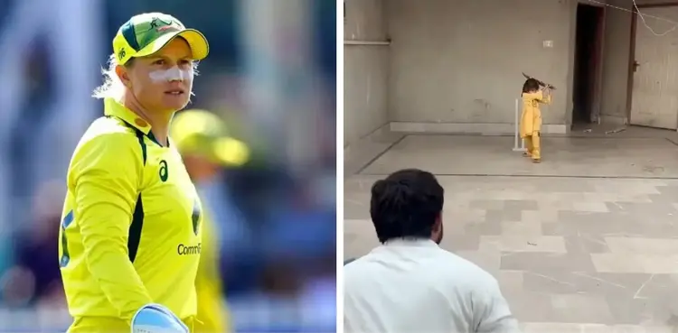 WATCH: Alyssa Healy praises six-year-old Pakistani girl’s batting skills
