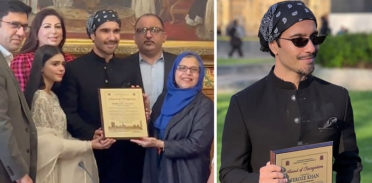Feroze Khan honoured with Star of Pakistan award in UK