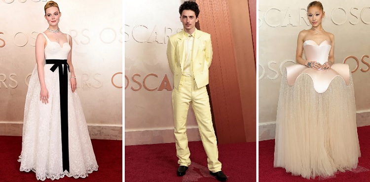 From sculptural, shiny gowns to props: A look Oscars 2025 red carpet fashion